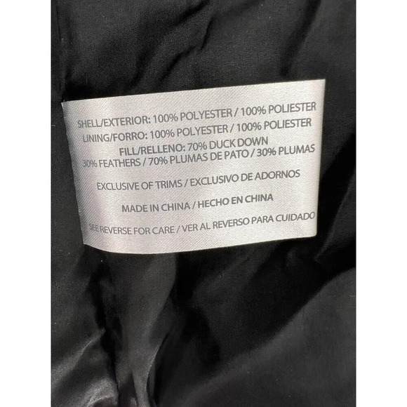 Woolrich Down Filled Black Gray White Plaid Quilted Puffer Vest Size LARGE - Picture 10 of 10